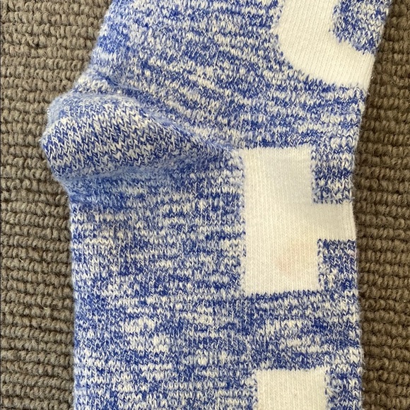 Birkenstock Heathered Blue and White Chunky Socks - Picture 2 of 8